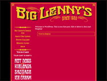 Tablet Screenshot of biglennys.com